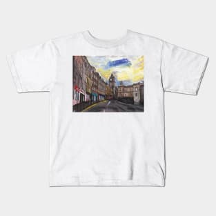 Edinburgh, A View From Leith Walk Kids T-Shirt